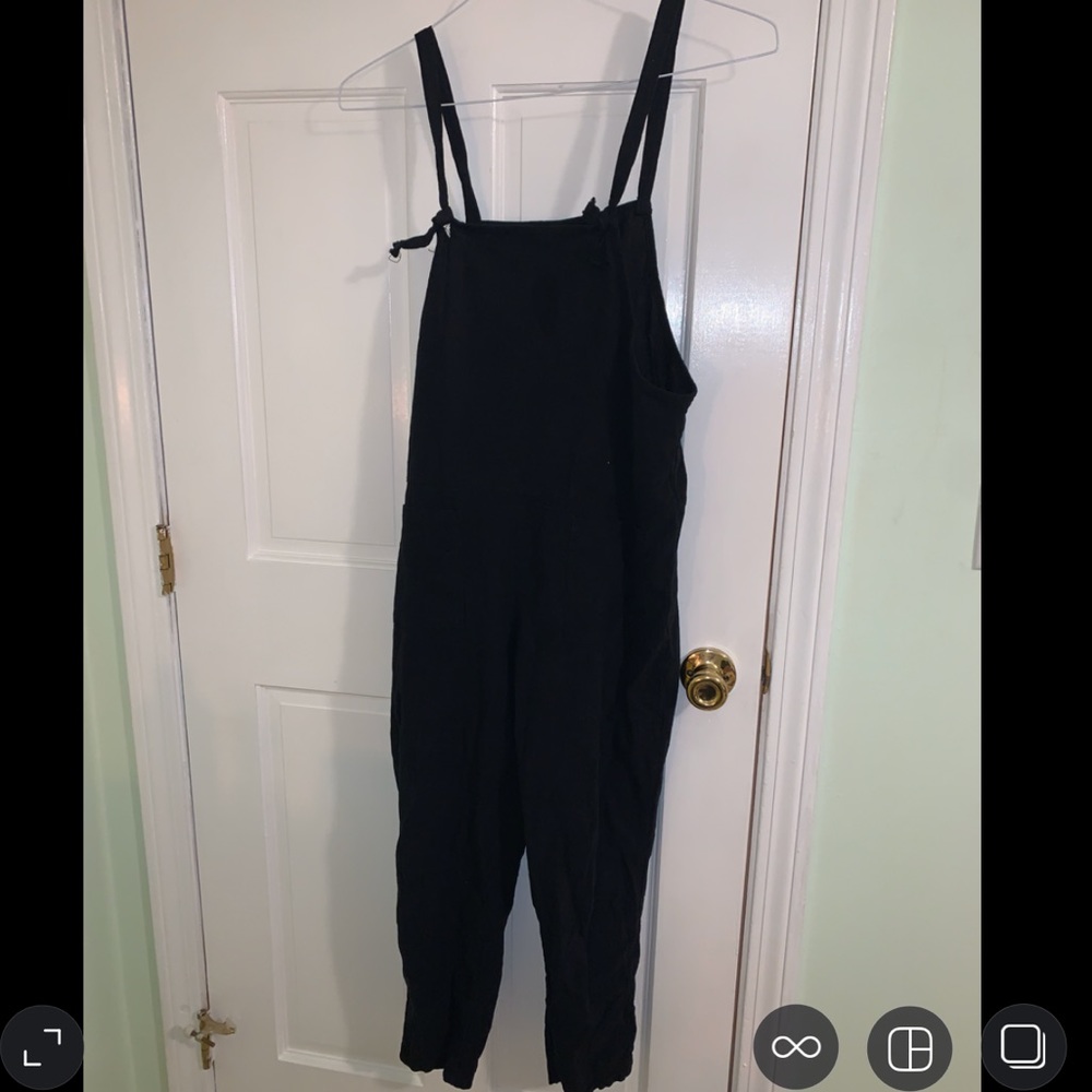 Casual black overalls! Size medium
